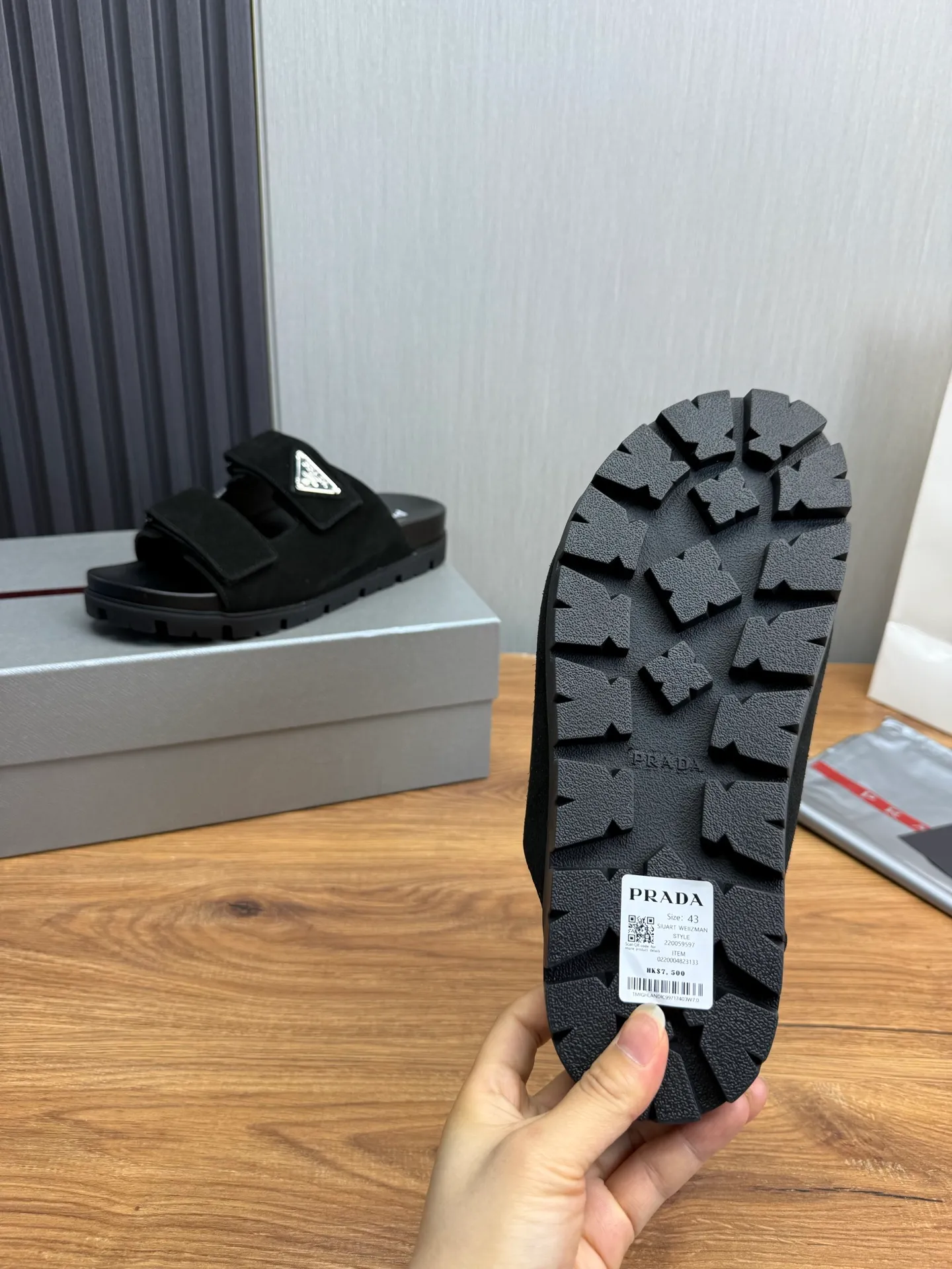 Men's shoes 💰440💰 ＰＲＡＤＡPrada - popular men's slippers hot sale 🔥 🩴Official website one to one production 38-45 sizes 45 46 🉑️Customized!